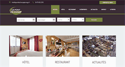 Desktop Screenshot of hotel-restaurant-voiron.fr